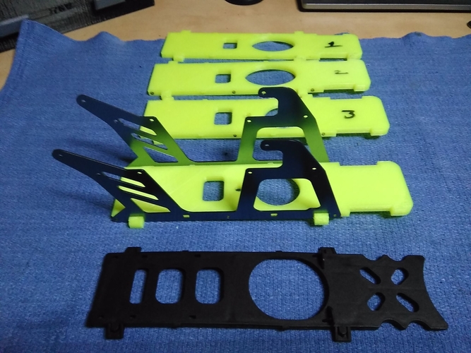 450 Helicopter V2 bottom plate 3D Print 204565