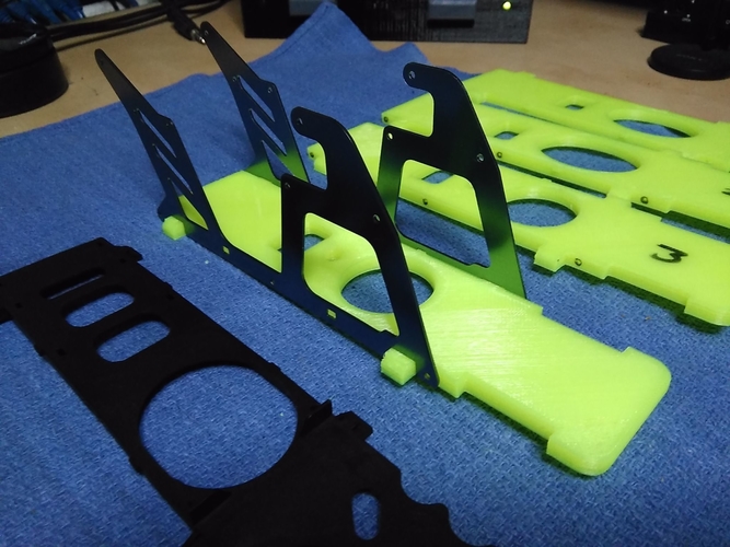 450 Helicopter V2 bottom plate 3D Print 204566