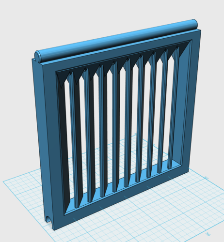 Modular mini-window holder w/ blinds 3D Print 204570