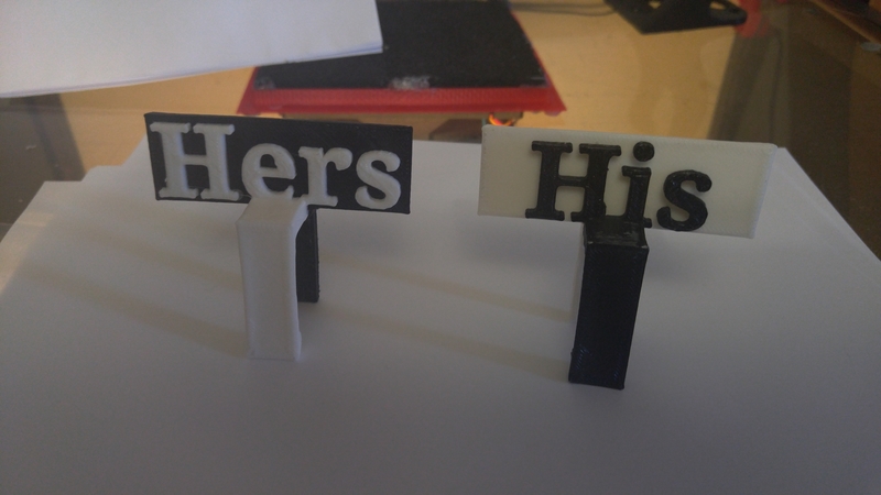 Towel clip - Hers / His