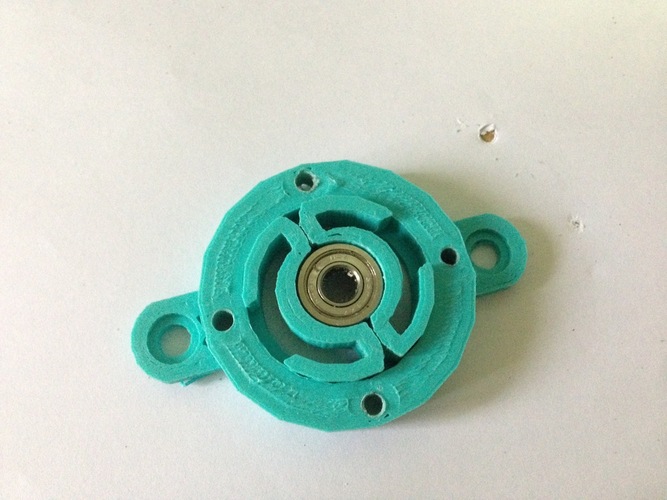 1.6cm diameter gear bearing holder  3D Print 20461