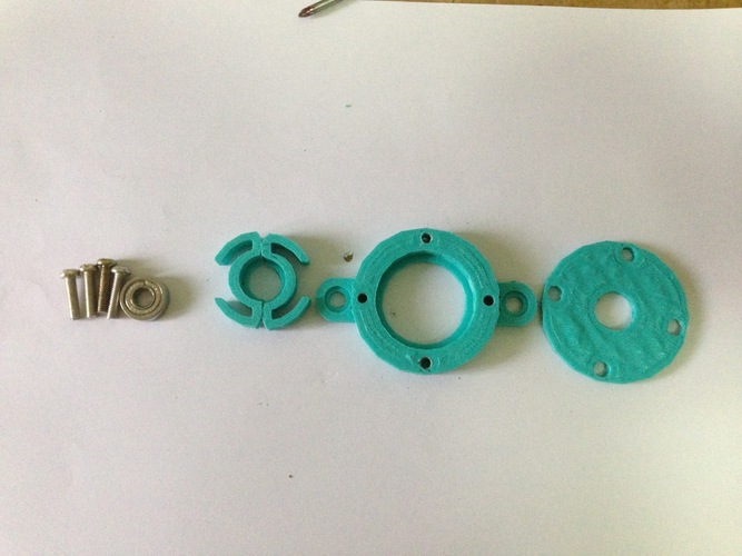 1.6cm diameter gear bearing holder  3D Print 20464