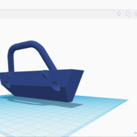 Front Bumper for Jeep Wrangler Rubicon 1:10 - Thumbnail 1