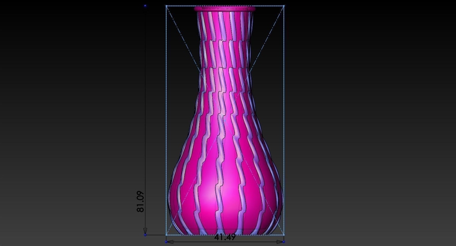 Vase #410 + #411 + #412 + #413 3D Print 204662