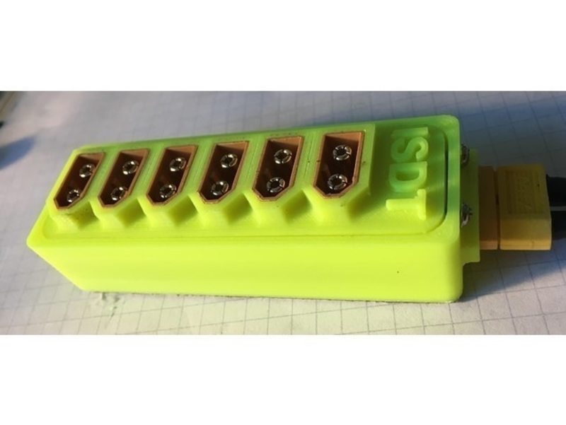 ISDT Discharger parallel board with 6 XT60 Ports