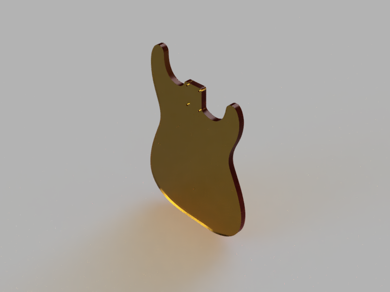 Stratocaster Body Template