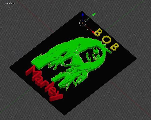 Plaque déco Bob Marley 3D Print 20474
