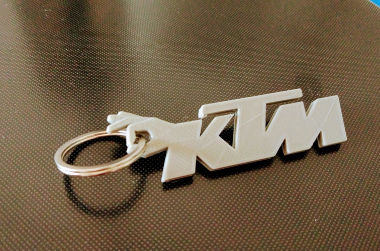 logo moto KTM keychain - portachiavi 3D Print 204758