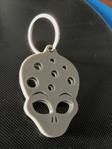 Alien Heads Keychain - portachiavi teste alieno 3D Print 204759