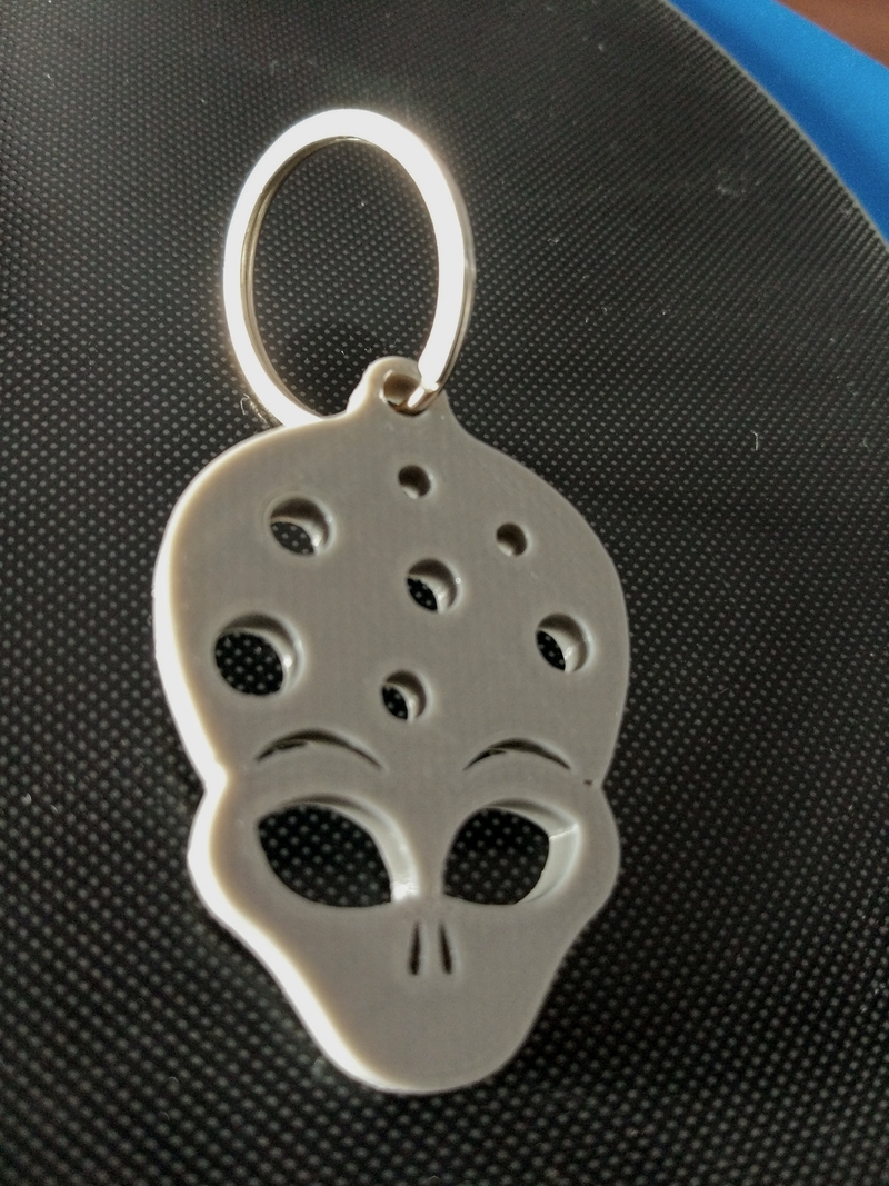 Alien Heads Keychain - portachiavi teste alieno