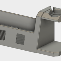 Modern Iphone and Apple Watch Dock 3D print model - Thumbnail 7