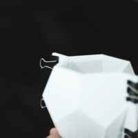 ​Geometric Vase Mold 3D print model - Thumbnail 2