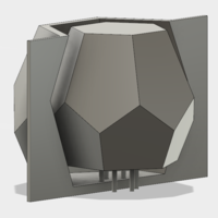 ​Geometric Vase Mold 3D print model - Thumbnail 3