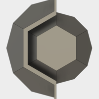 ​Geometric Vase Mold 3D print model - Thumbnail 4