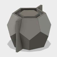 ​Geometric Vase Mold 3D print model - Thumbnail 5