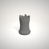 Small Rook 3D Printing 204796