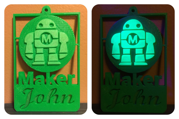 Maker Robot Badge