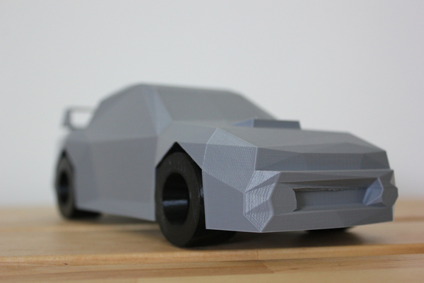 Low Poly Subaru Impreza 22b STi