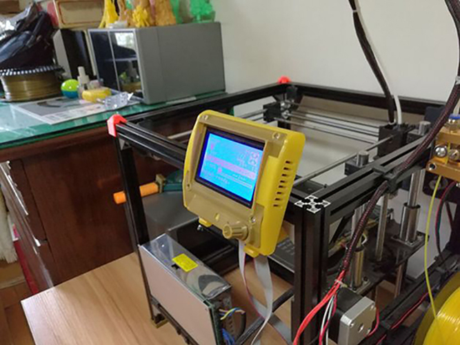 12864 LCD case -BD Homemaker 3D Print 204916