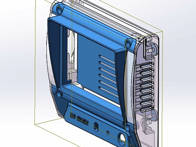 12864 LCD case -BD Homemaker 3D Print 204922