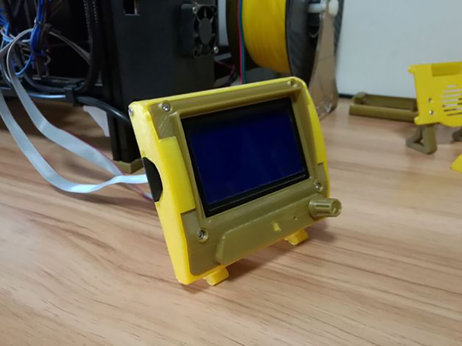 12864 LCD case -BD Homemaker 3D Print 204924