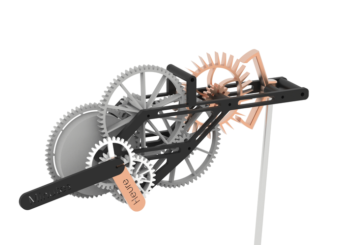 Pendulum Clock 3D Print 204973