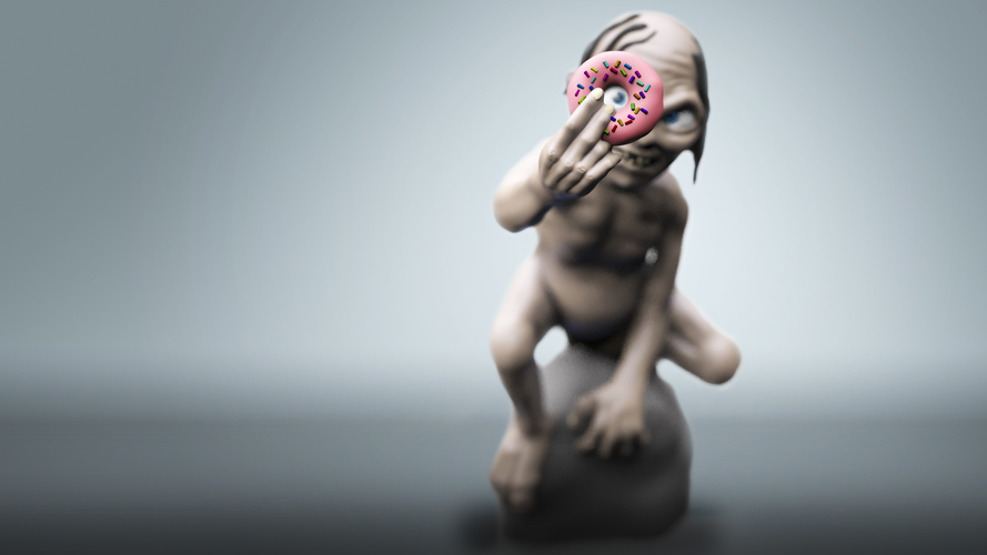 Chubby Gollum 3D Print 204981