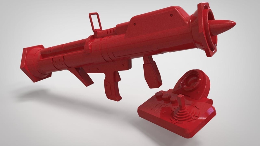 3d Printed Fortnite Guided Missile Launcher For Cosplay By Fito Pin - fortnite guided missile launcher for cosplay 3d print 205040