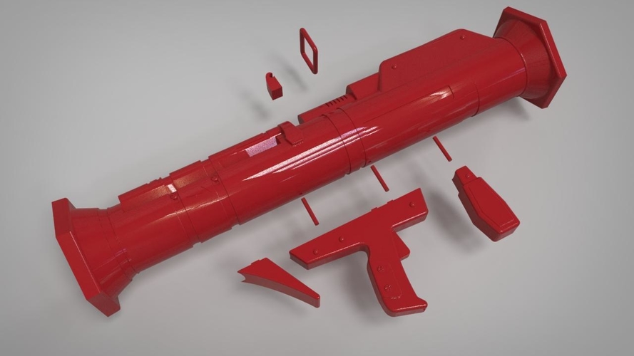 FORTNITE GUIDED MISSILE LAUNCHER for cosplay 3D Print 205041