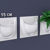 Small Flower pot on walls 3D Printing 205044