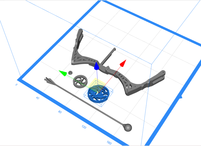 Mini Compound Bow and Arrow 3D Print 205053