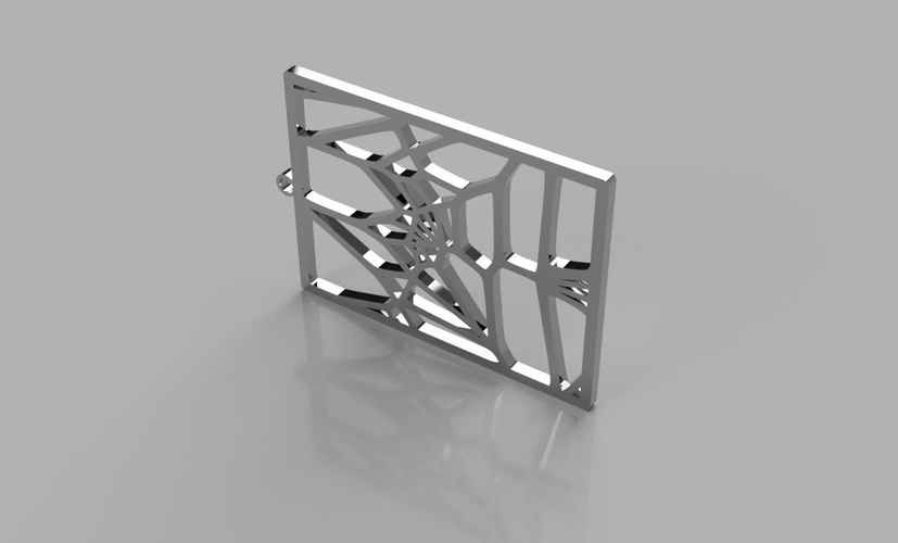 Voronoi Earrings_v3 3D Print 205075