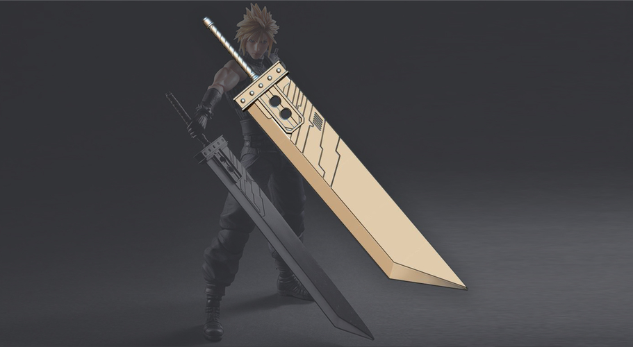 Buster Sword Cloud - Final Fantasy VII 3D Print 205098
