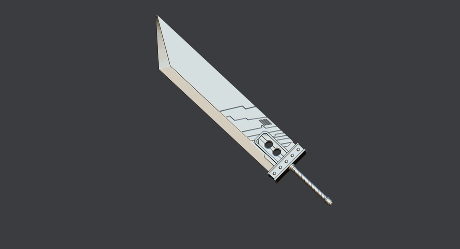 3D Printed Buster Sword. After Shelter-In-Place started, I…