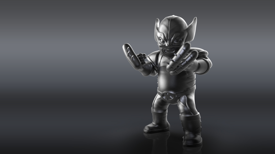 Chubby Wolverine (low res) 3D Print 205120