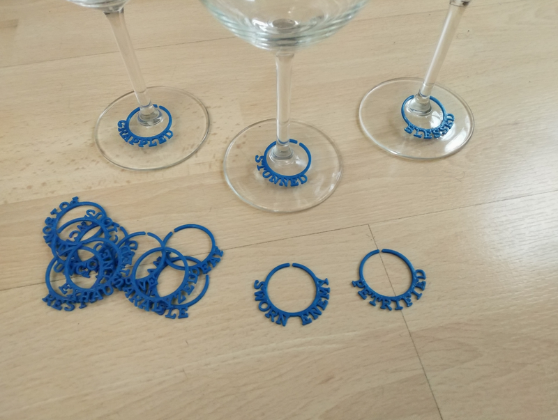 D&D Wine Glass Marker