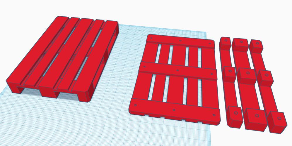 1/10 Scale EUR-pallet 3D Print 205317