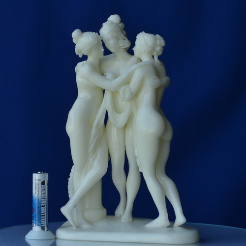 The Three Graces at the Hermitage Museum, Russia (remix) 3D Print 205406