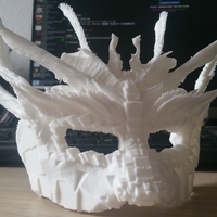 Small Dragon Mask 3D Printing 205454