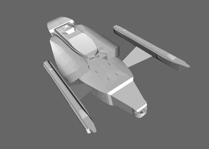 Star Trek Assault Ship	Continent 3D Print 205607