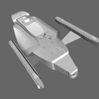 Small Star Trek Assault Ship	Continent 3D Printing 205607