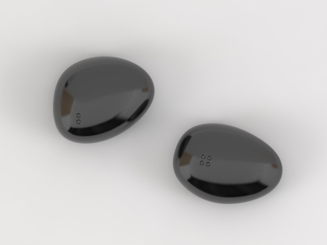 Salt and pepper spa stones set 3D Print 205613