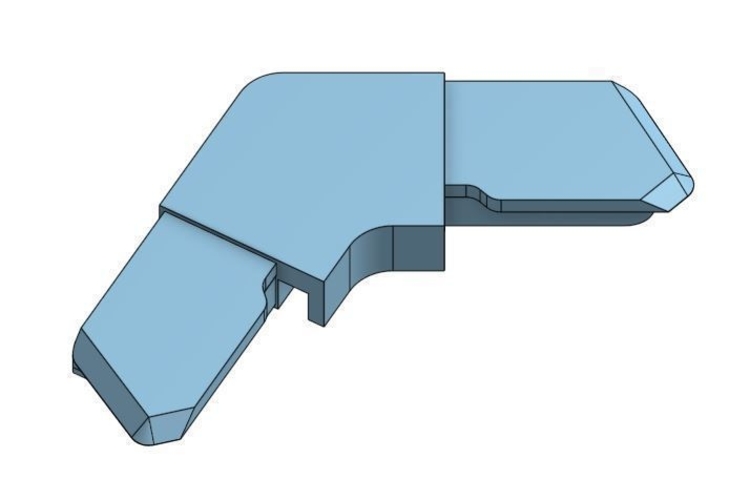 Screen Frame Corner 120° for 5/16" Screen Framing 3D Print 205764