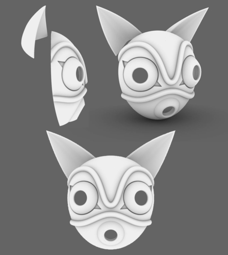 Princess Mononoke: San's Mask 3D Print 205773