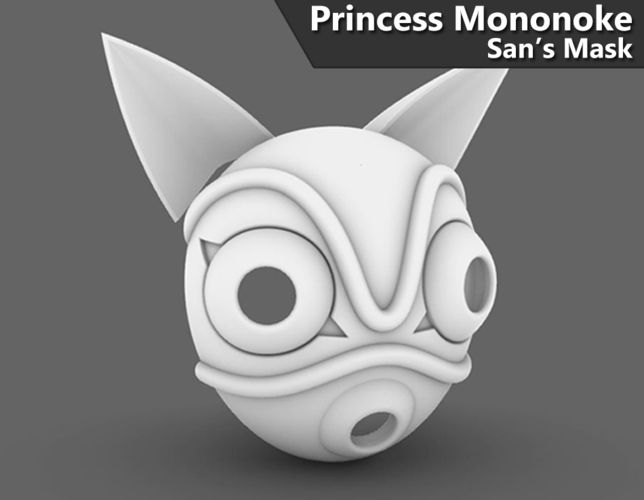 Princess Mononoke: San's Mask 3D Print 205775
