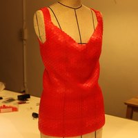 hex Chain 3d Dress - Thumbnail 3