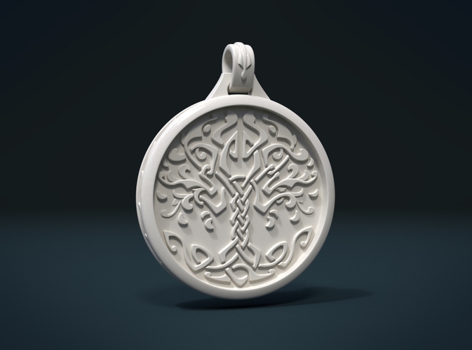 Tree Pendant 3D Print 205867