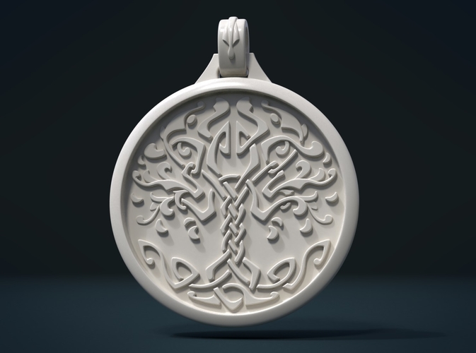 Tree Pendant 3D Print 205869