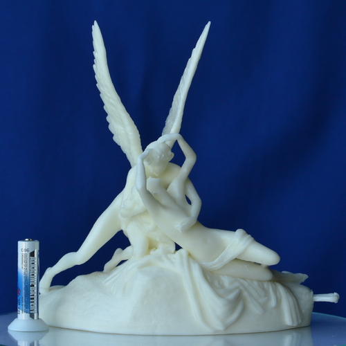 Psyche Revived by Cupid's Kiss at The Louvre, Paris (remix) 3D Print 205888