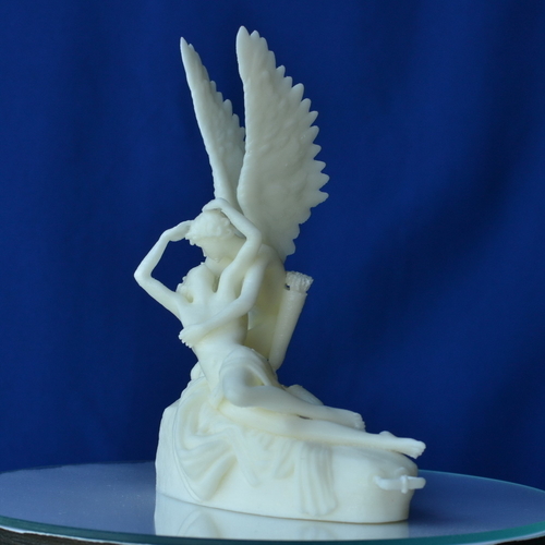Psyche Revived by Cupid's Kiss at The Louvre, Paris (remix) 3D Print 205889